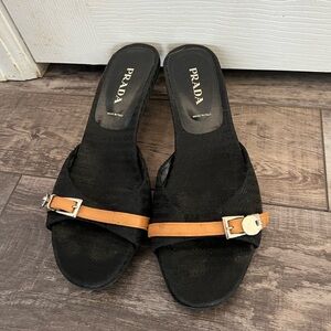 Prada Open Toed Heels
